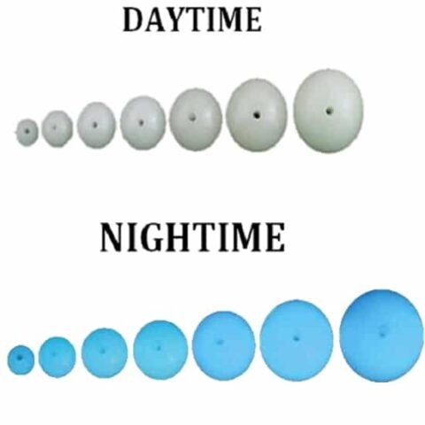 Quartz Blue Terp Ball Pearl Glowing