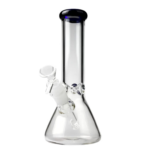 8 inch beaker bong blue